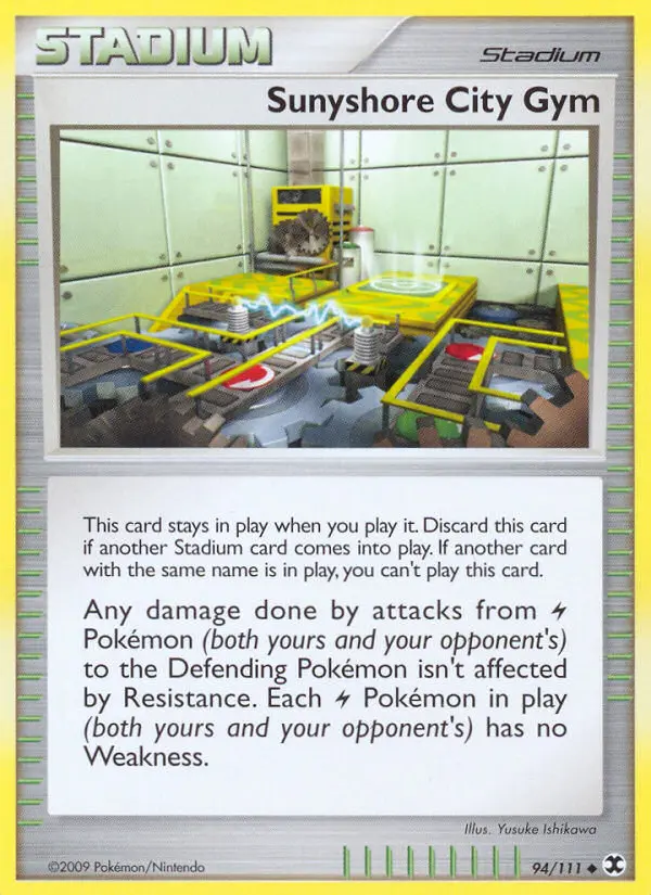 Sunyshore City Gym, Pokémon card