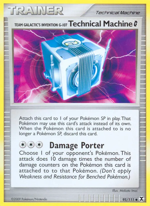 Team Galactic's Invention G-107 Technical Machine, Pokémon card