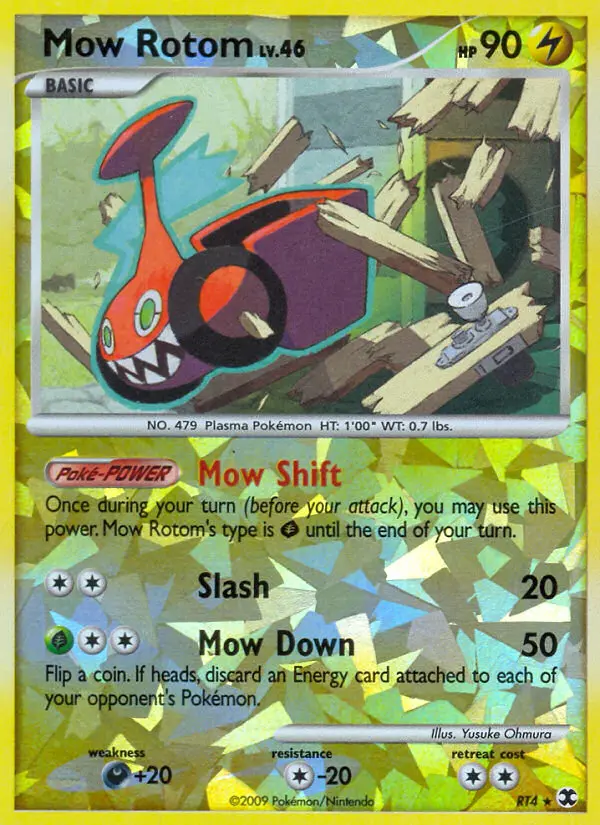 Mow Rotom, Pokémon card