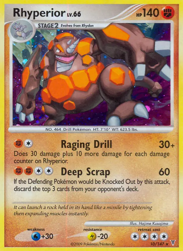 Rhyperior, Pokémon card
