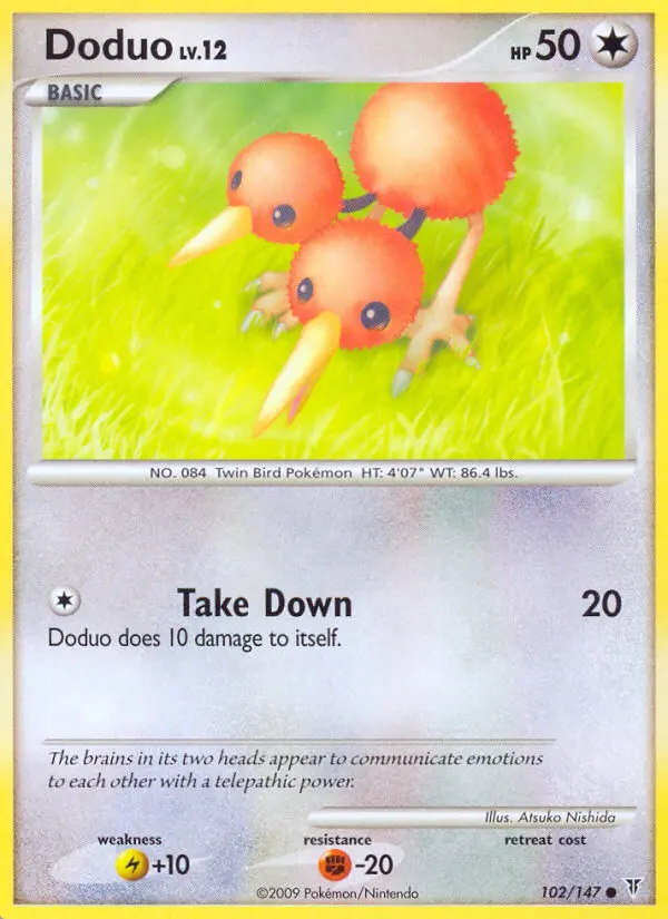 Doduo, Pokémon card