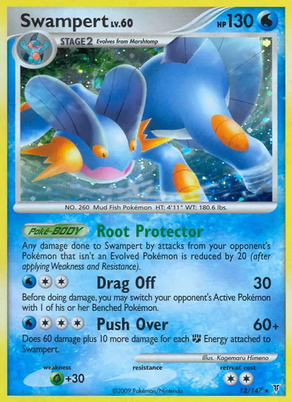 Swampert, Pokémon card