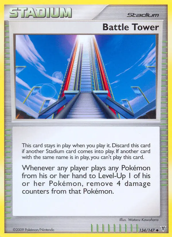 Battle Tower, Pokémon card