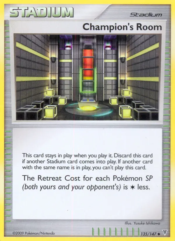 Champion's Room, Pokémon card