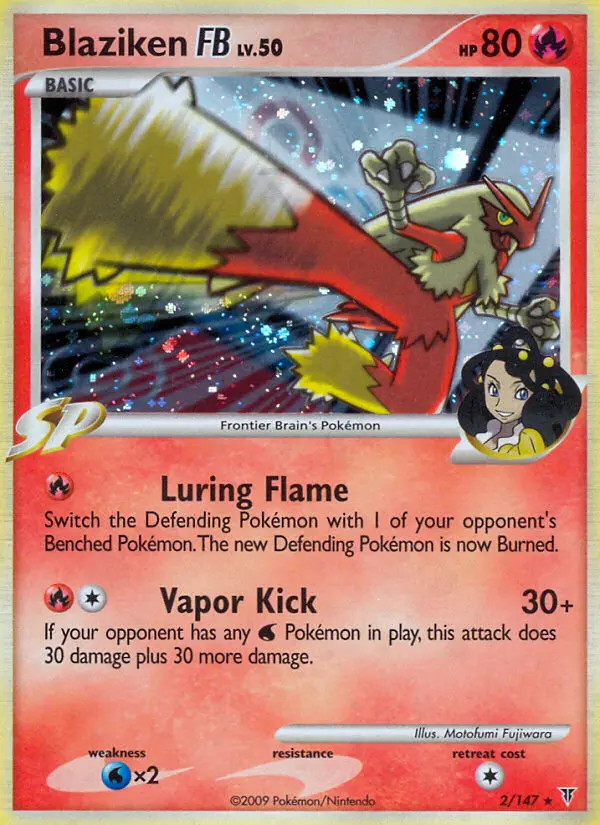 Blaziken FB, Pokémon card