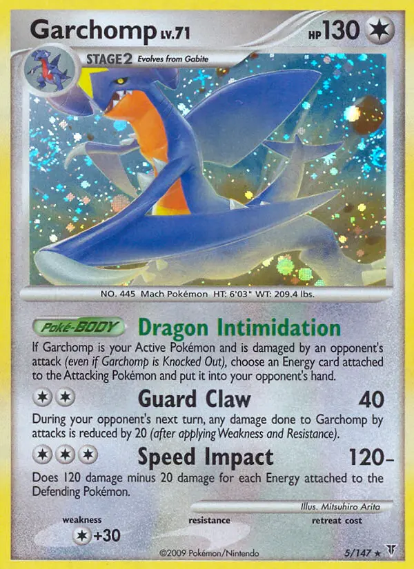 Garchomp, Pokémon card