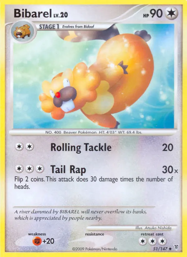 Bibarel, Pokémon card