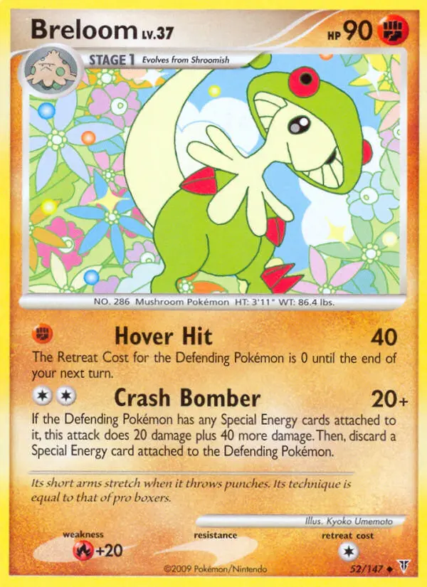 Breloom, Pokémon card