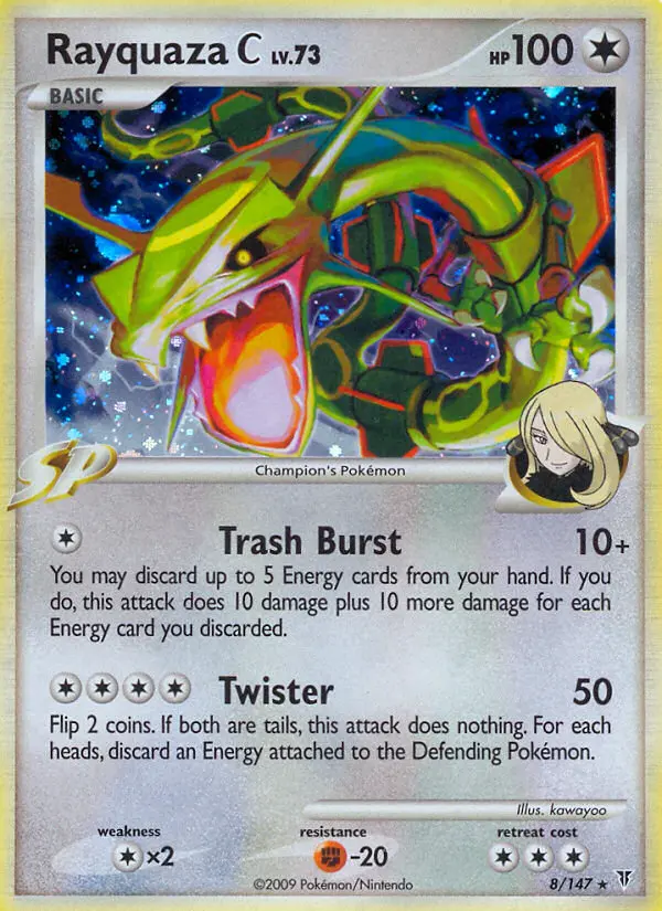 Rayquaza C, Pokémon card