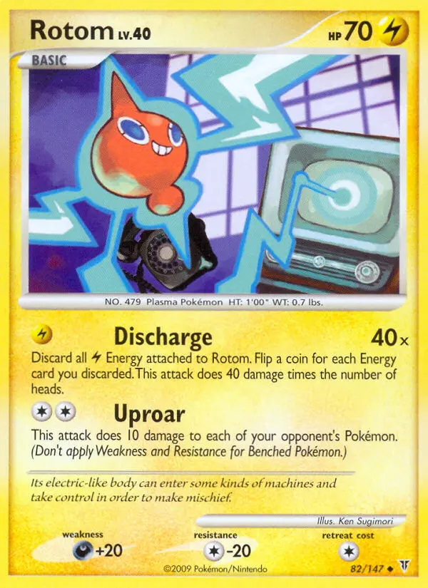 Rotom, Pokémon card
