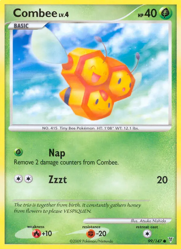 Combee, Pokémon card