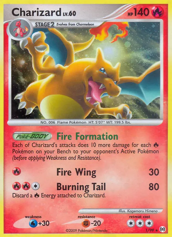 Charizard, Pokémon card