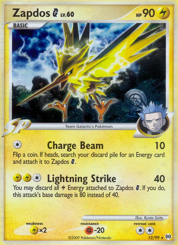 Zapdos, Pokémon card