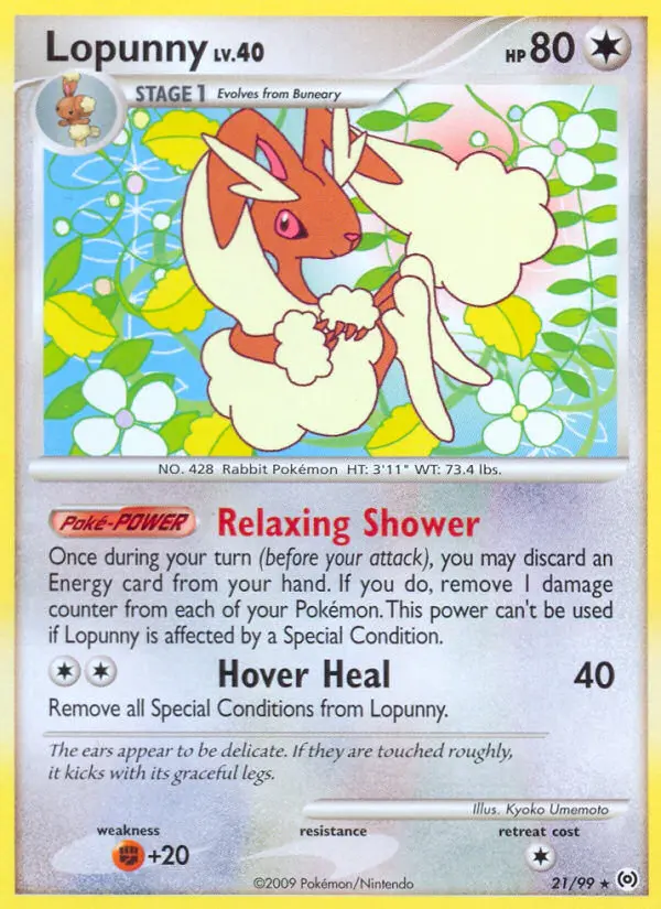 Lopunny, Pokémon card