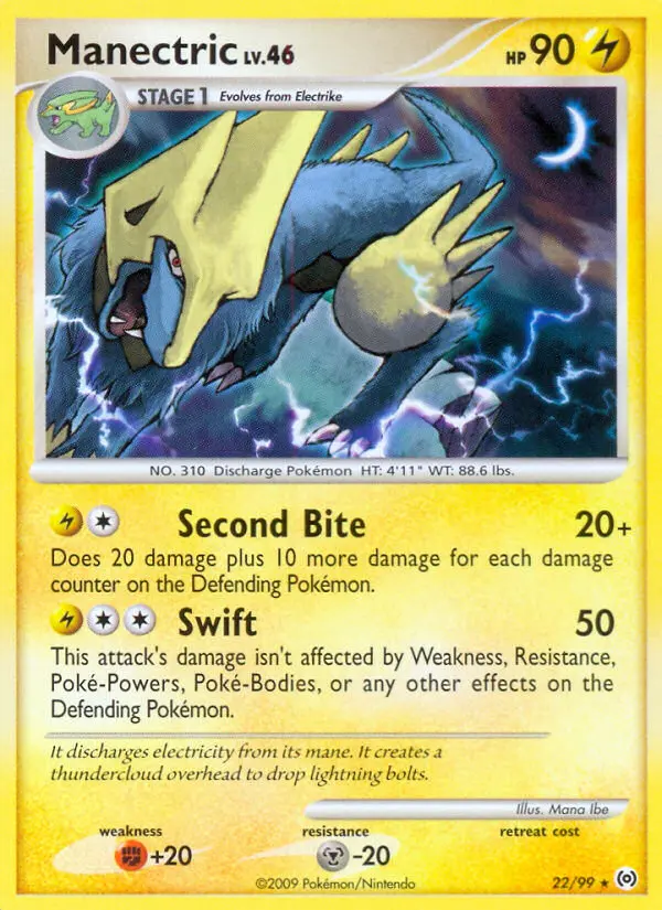 Manectric, Pokémon card