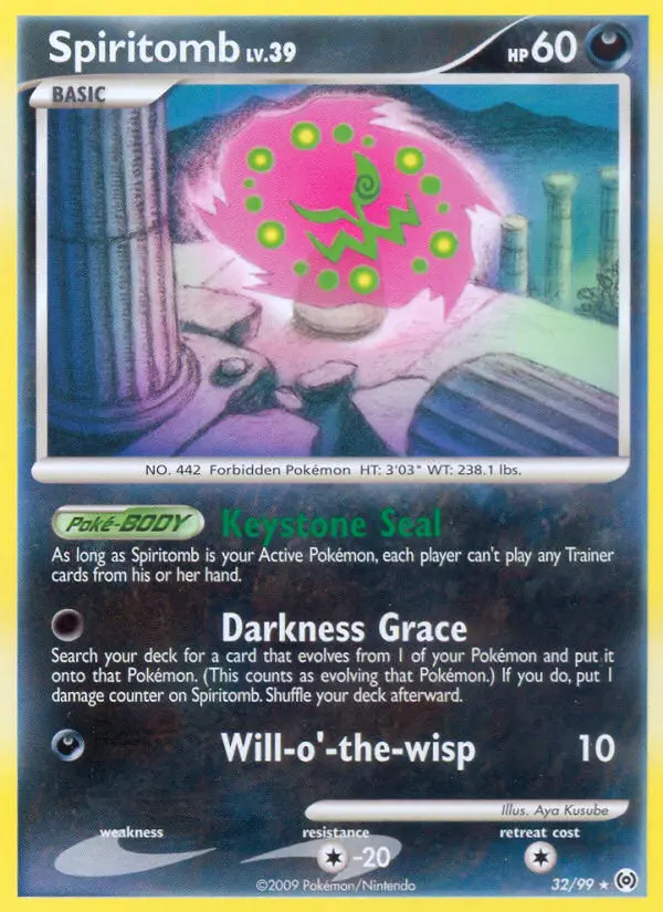 Spiritomb, Pokémon card