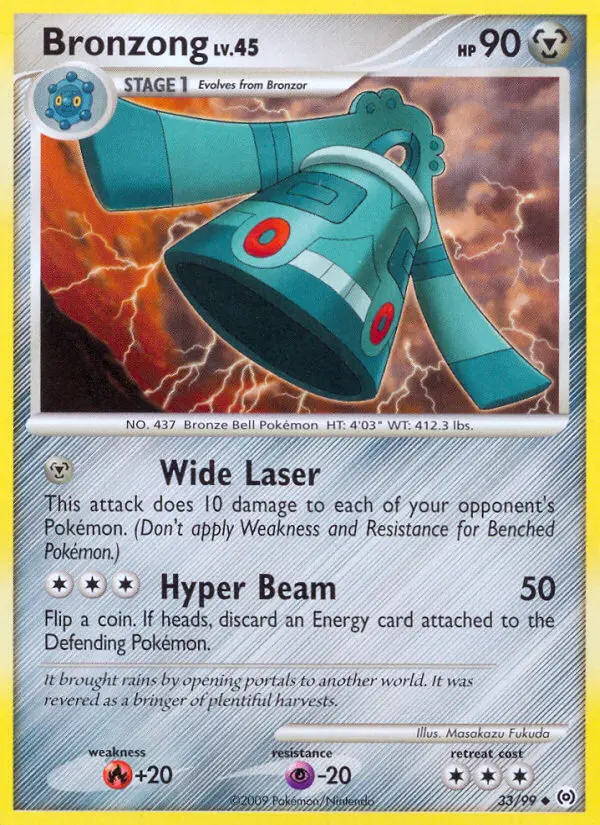 Bronzong, Pokémon card