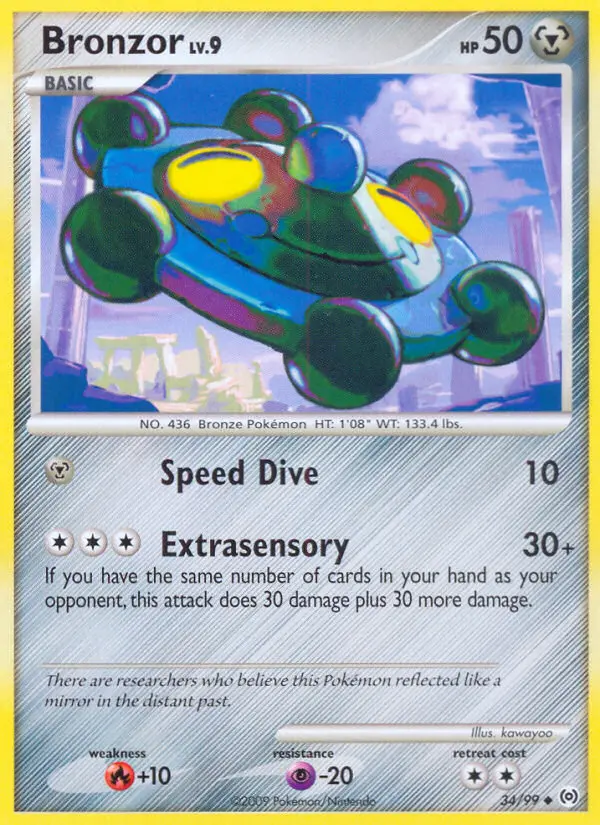 Bronzor, Pokémon card