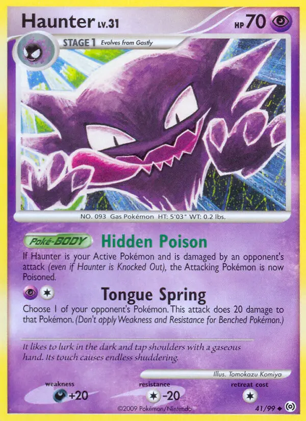 Haunter, Pokémon card