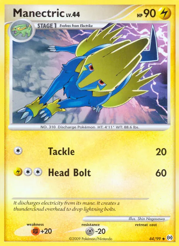Manectric, Pokémon card