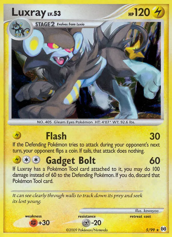 Luxray, Pokémon card