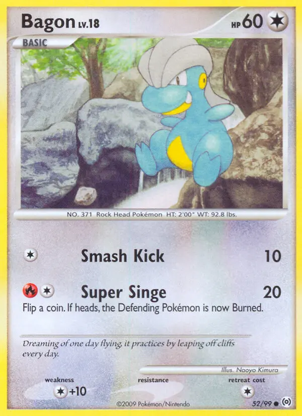Bagon, Pokémon card
