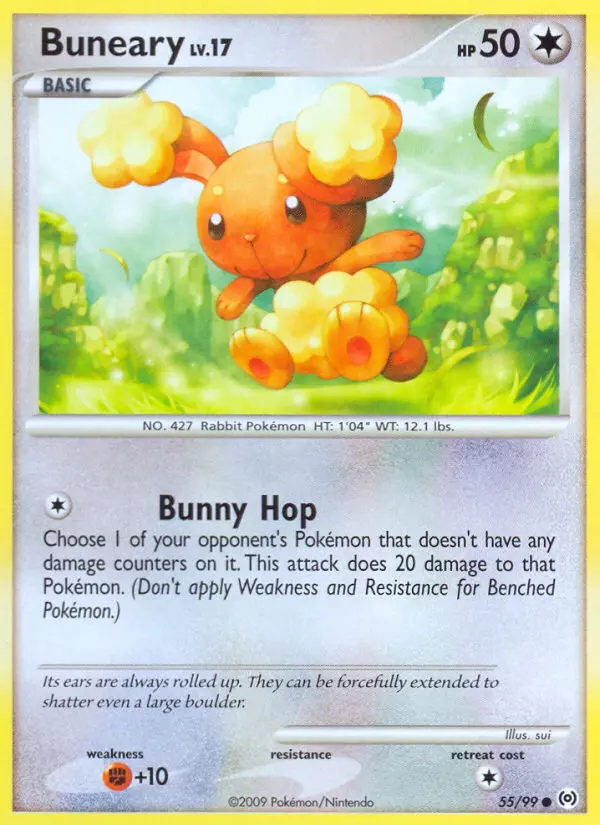 Buneary, Pokémon card