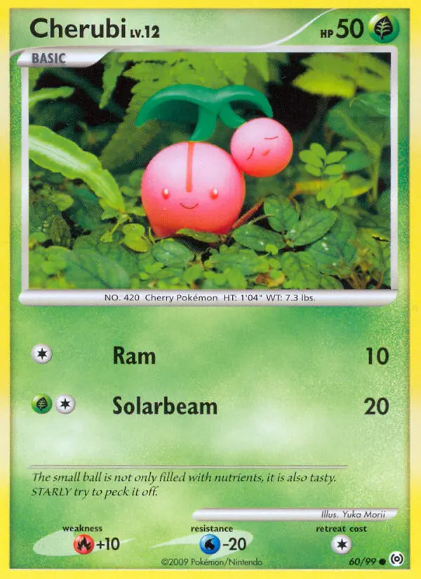 Cherubi, Pokémon card