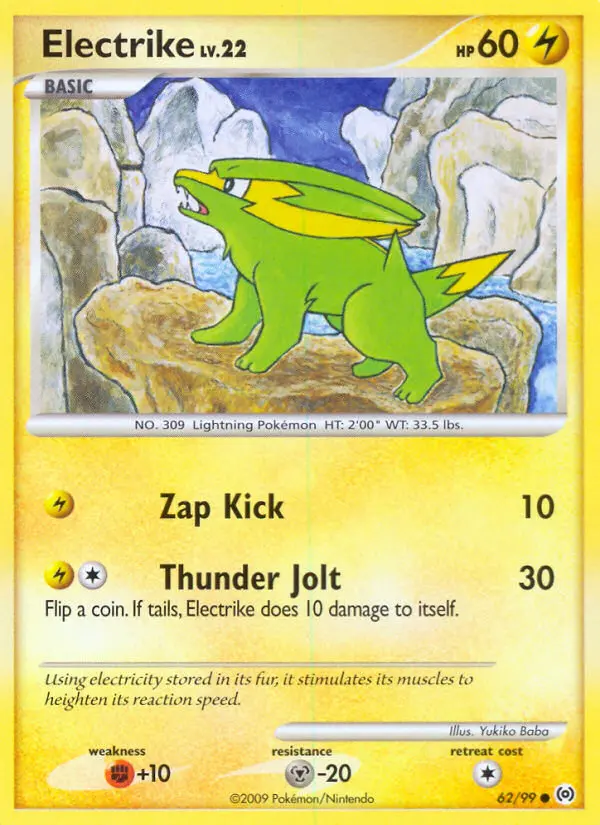 Electrike, Pokémon card