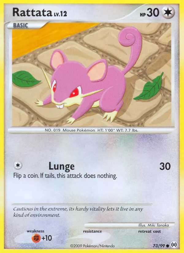 Rattata, Pokémon card