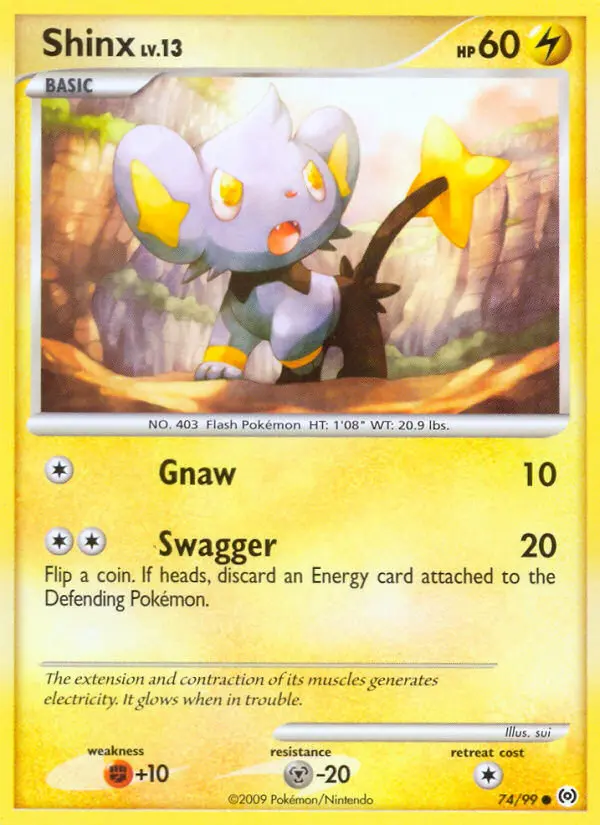 Shinx, Pokémon card