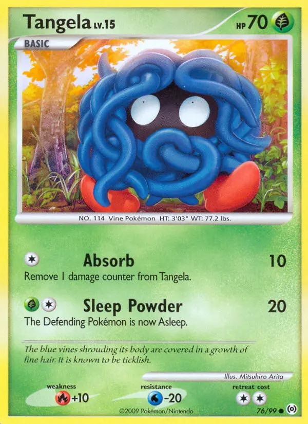 Tangela, Pokémon card