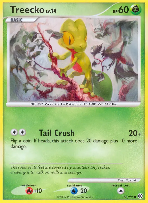 Treecko, Pokémon card