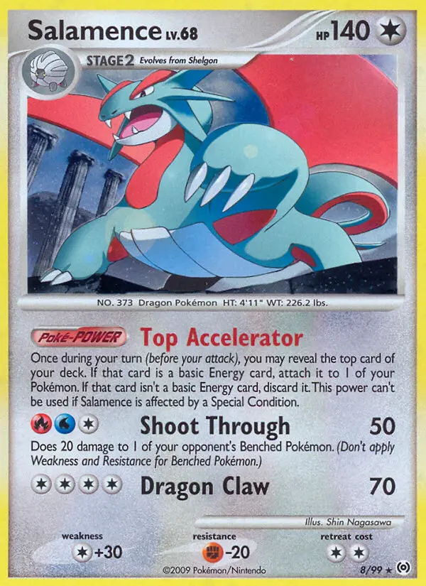 Salamence, Pokémon card