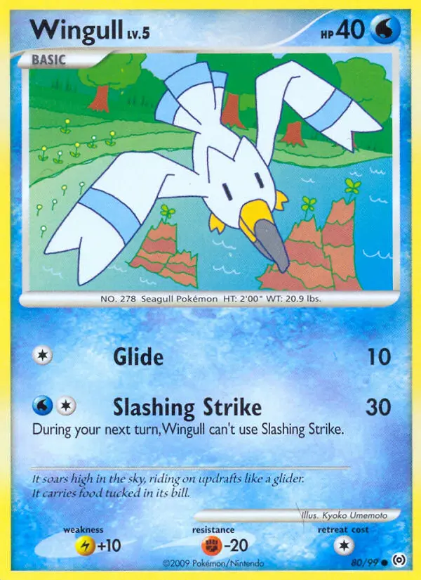 Wingull, Pokémon card