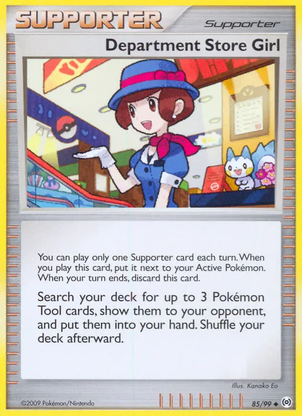 Department Store Girl, Pokémon card
