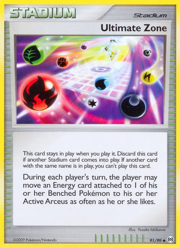Ultimate Zone, Pokémon card