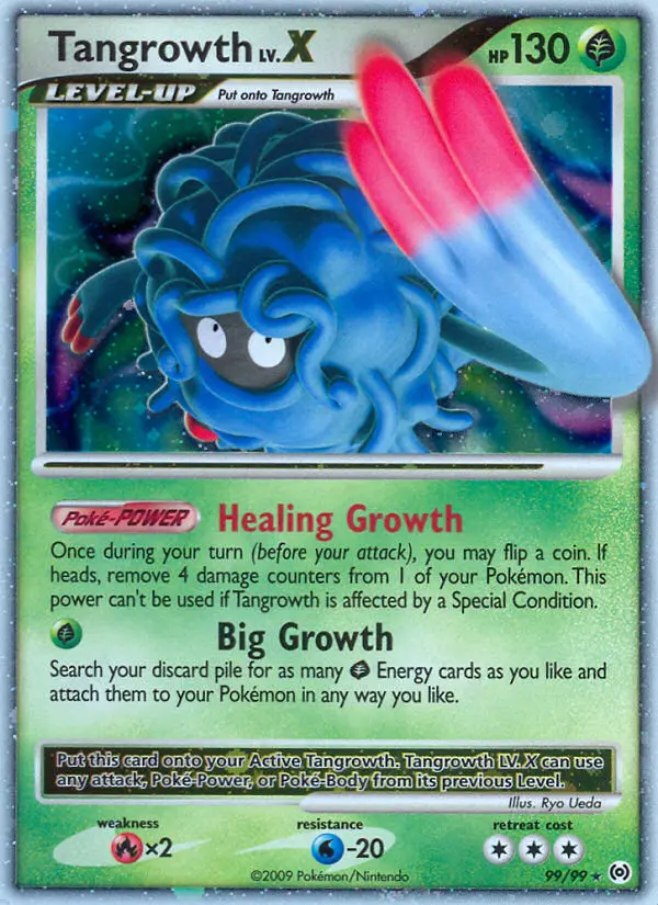 Tangrowth LV. X, Pokémon card