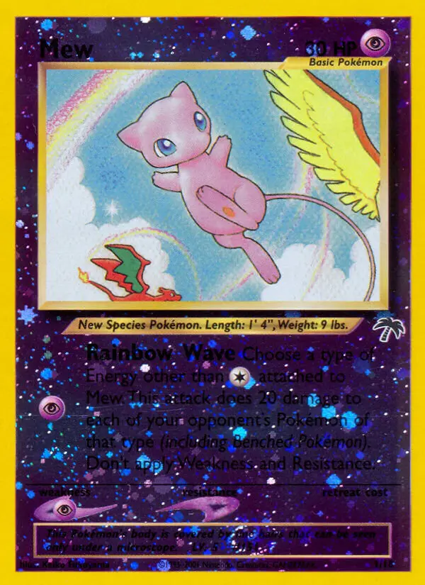 Mew, Pokémon card