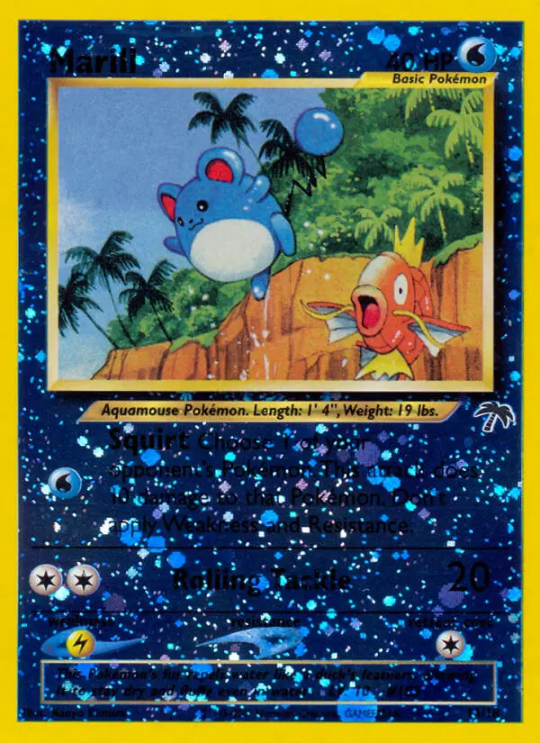 Marill, Pokémon card