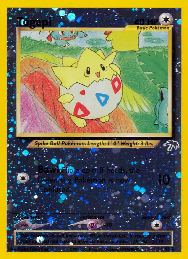 Togepi, Pokémon card