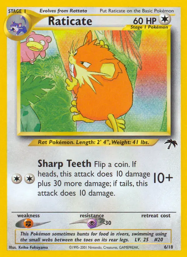 Raticate, Pokémon card