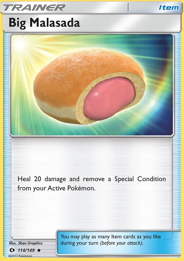 Big Malasada, Pokémon card