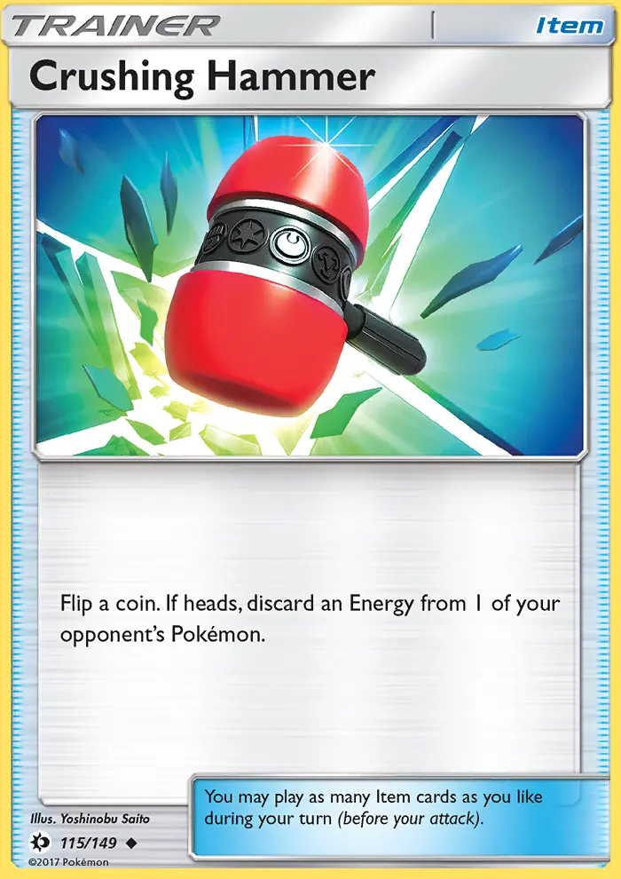 Crushing Hammer, Pokémon card