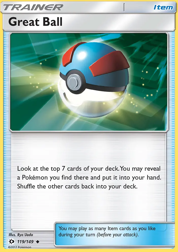 Great Ball, Pokémon card
