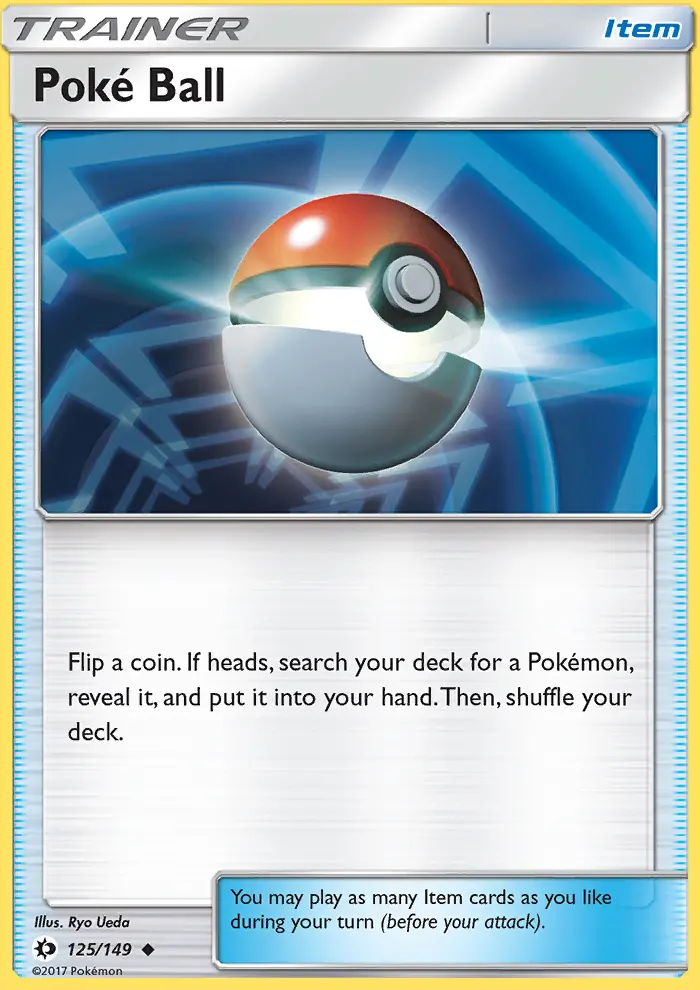 Poké Ball, Pokémon card