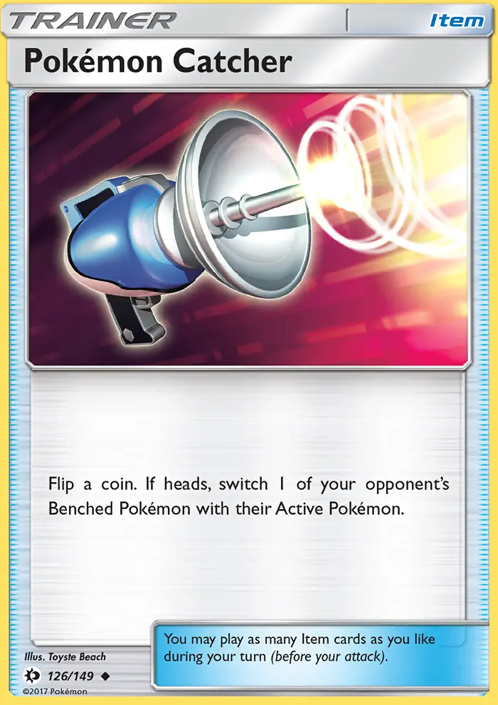Pokémon Catcher, Pokémon card