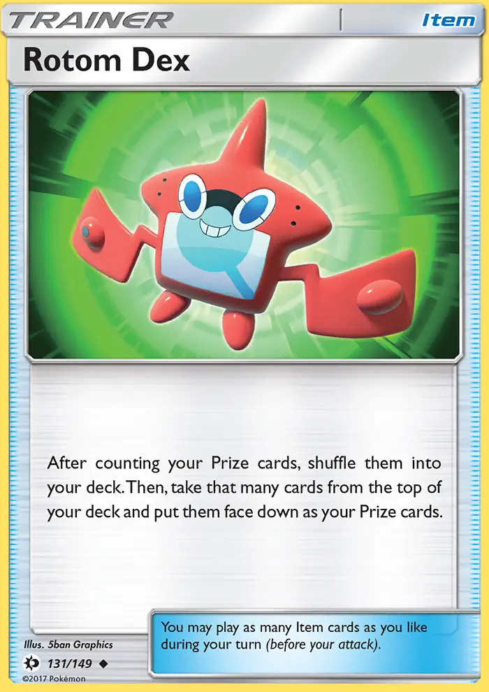 Rotom Dex, Pokémon card