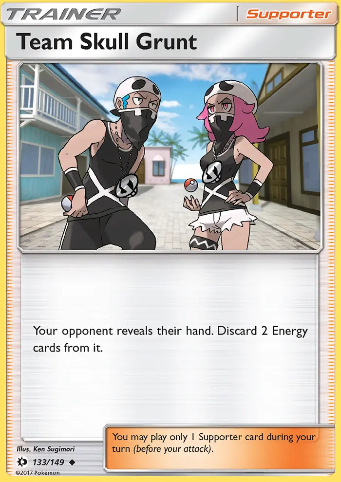 Team Skull Grunt, Pokémon card