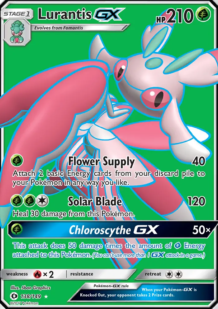 Lurantis GX, Pokémon card